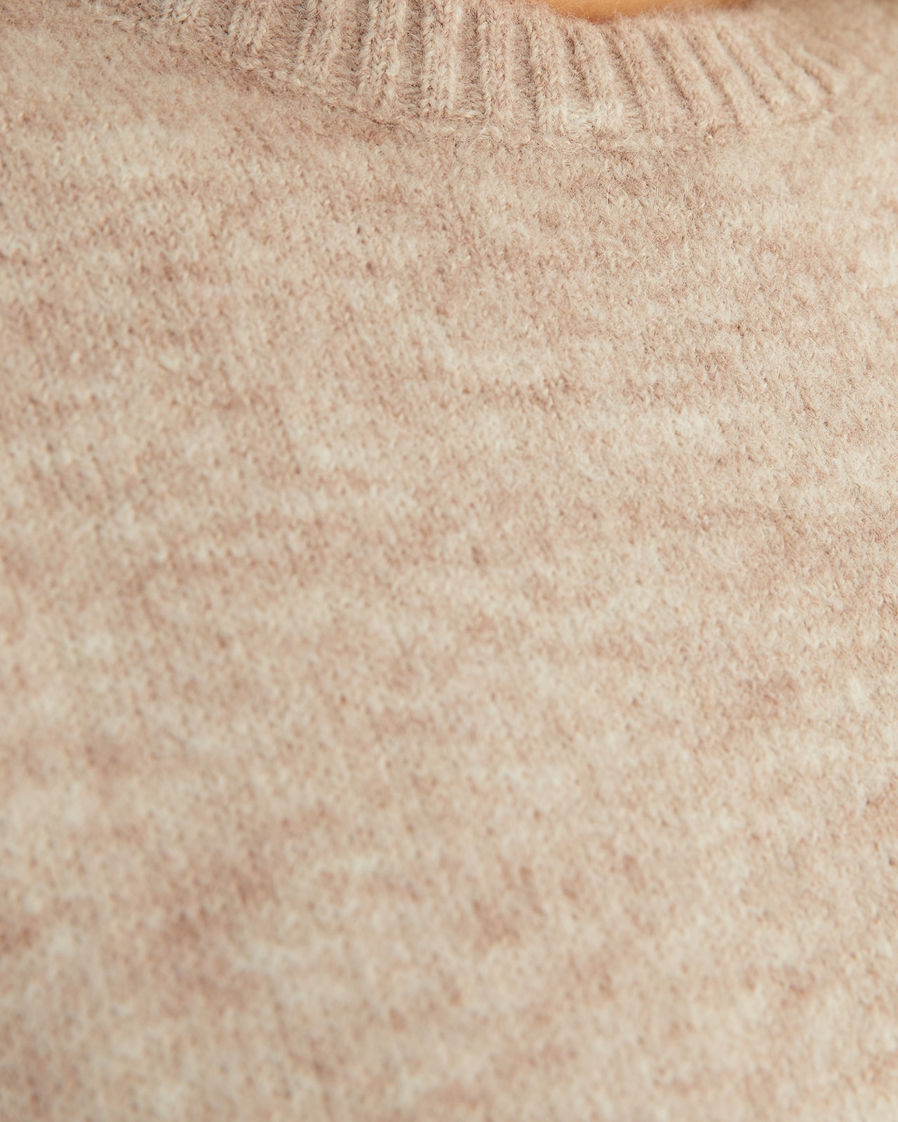 Chaleco de mujer punto liso cuello redondo - Paz Torras - Beige Beige-5