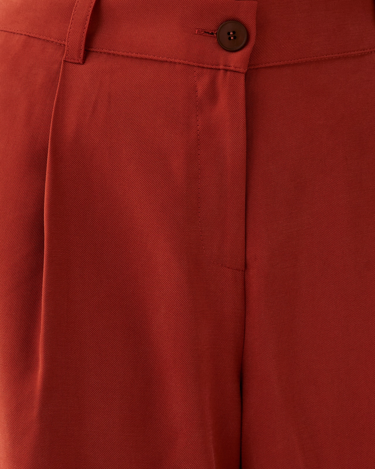 Bermuda de mujer con pinzas - Paz Torras - Rojo Rojo-4