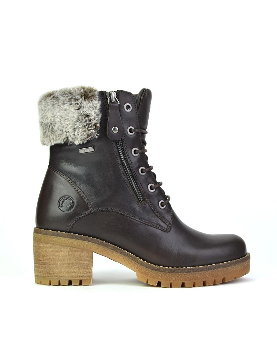 Botines forrados sales pelo mujer