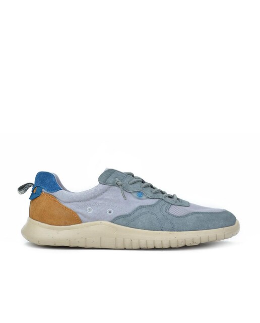 Imagen 0 de Zapatillas deportivas de hombre con cordones y suela a contraste