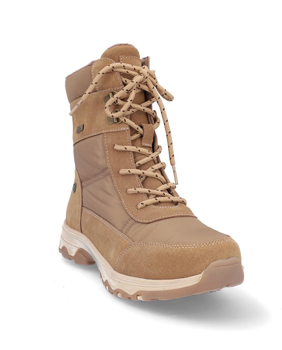 Botas de mujer impermeables y resistentes al agua con pespuntes