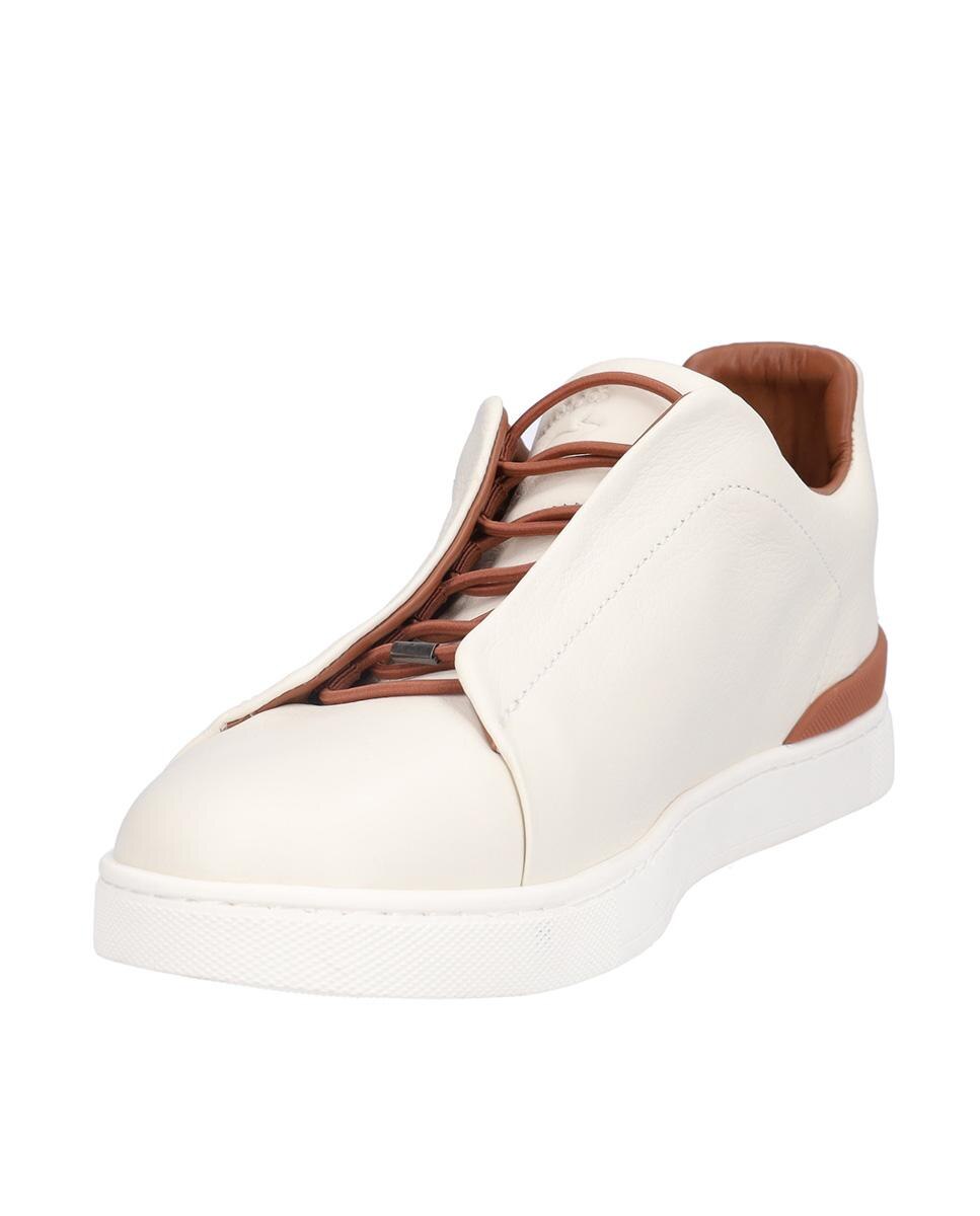 caballero sport piel con cordones elásticos - Kangaroos - Blanco Blanco-2