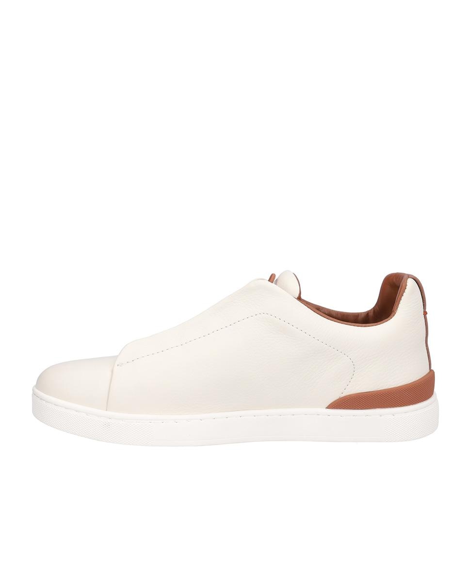 caballero sport piel con cordones elásticos - Kangaroos - Blanco Blanco-4