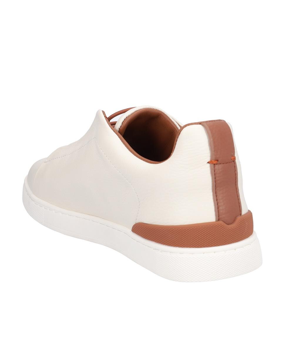 caballero sport piel con cordones elásticos - Kangaroos - Blanco Blanco-5