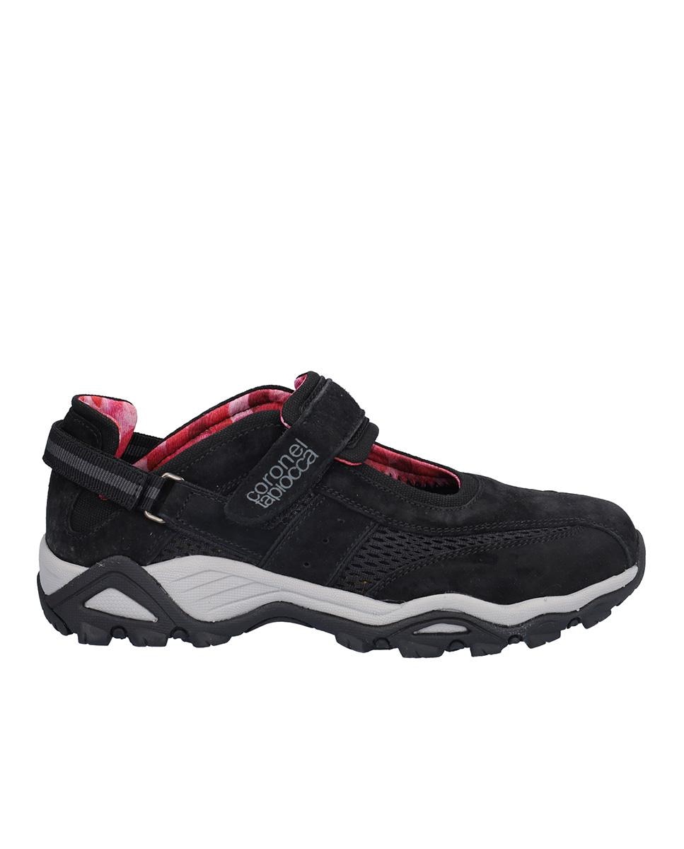 Kangaroos - Zapatillas deportivas de mujer de piel con cierre adherente.