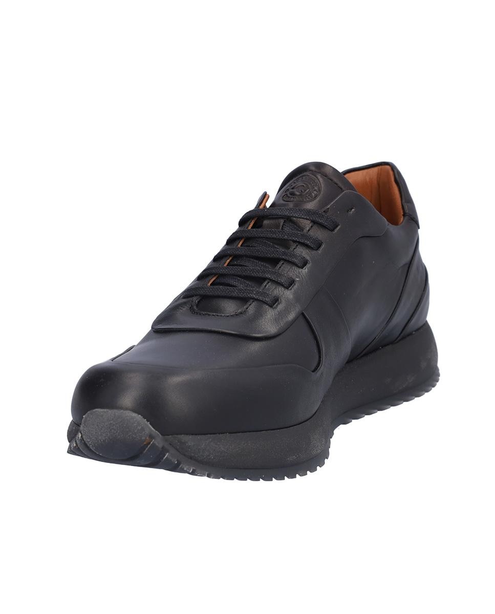 Zapato caballero sport de piel con cordones - Kangaroos - Negro Negro-2