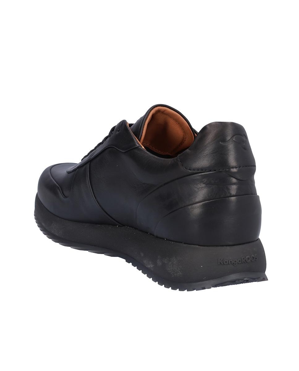 Zapato caballero sport de piel con cordones - Kangaroos - Negro Negro-5