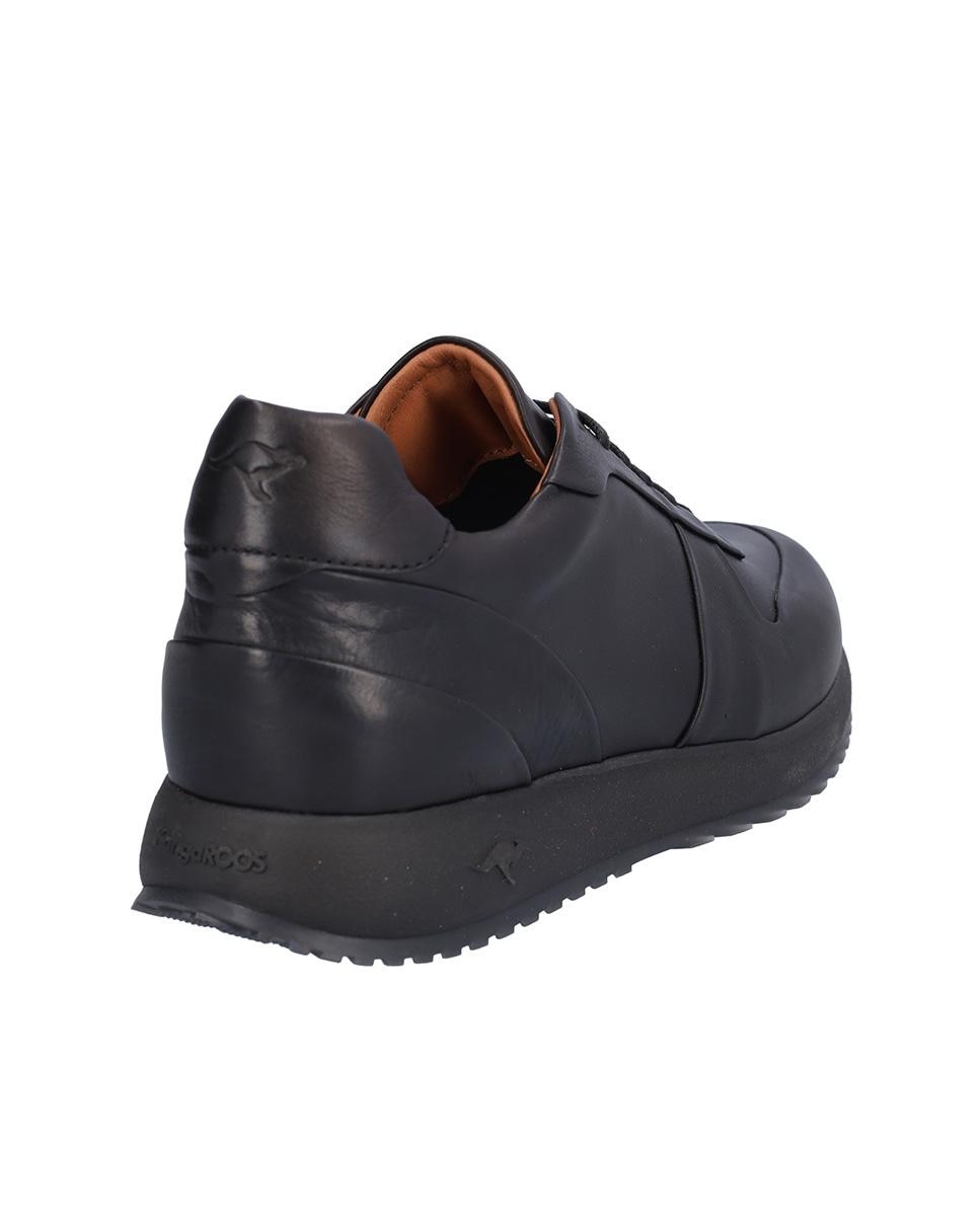 Zapato caballero sport de piel con cordones - Kangaroos - Negro Negro-6