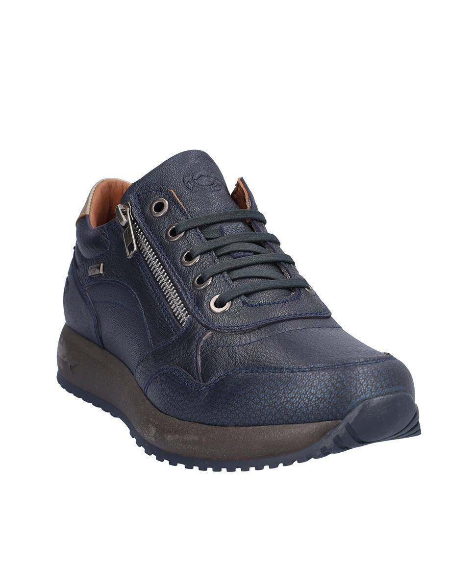 Zapatillas deportivas de mujer de piel con suela a contraste - Kangaroos - Azul marino Azul marino-3