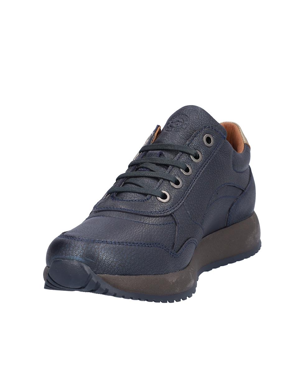 Zapatillas deportivas de mujer de piel con suela a contraste - Kangaroos - Azul marino Azul marino-2