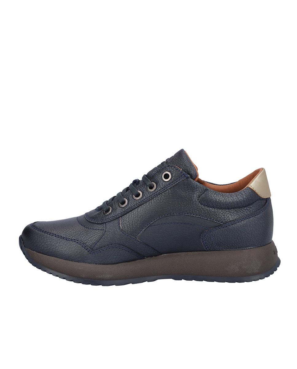 Zapatillas deportivas de mujer de piel con suela a contraste - Kangaroos - Azul marino Azul marino-4