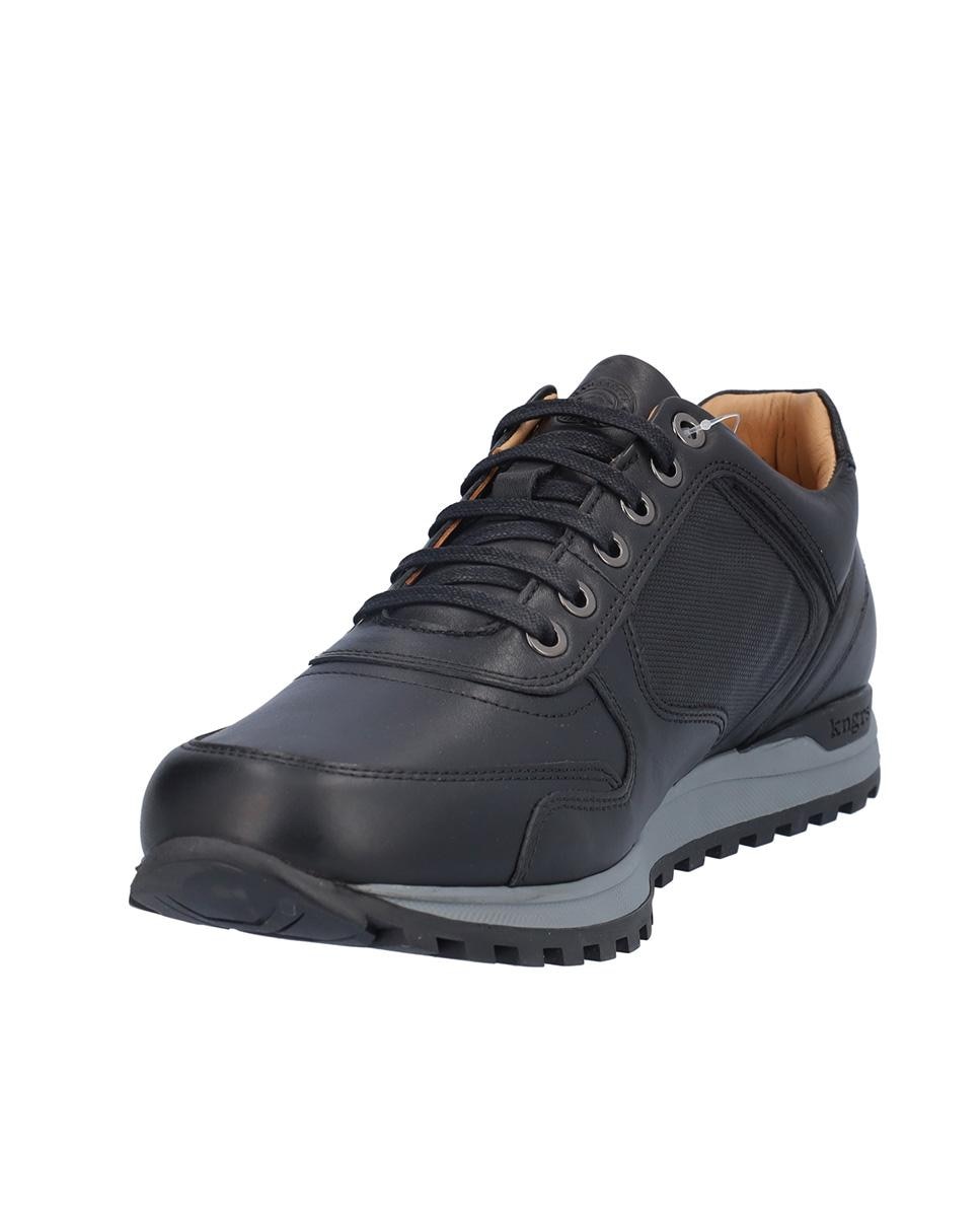Zapato caballero sport de piel con cordones - Kangaroos - Negro Negro-2