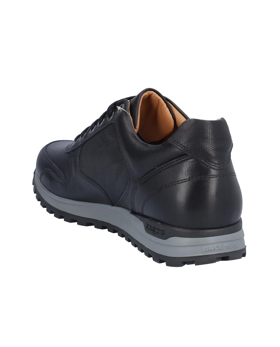 Zapato caballero sport de piel con cordones - Kangaroos - Negro Negro-5