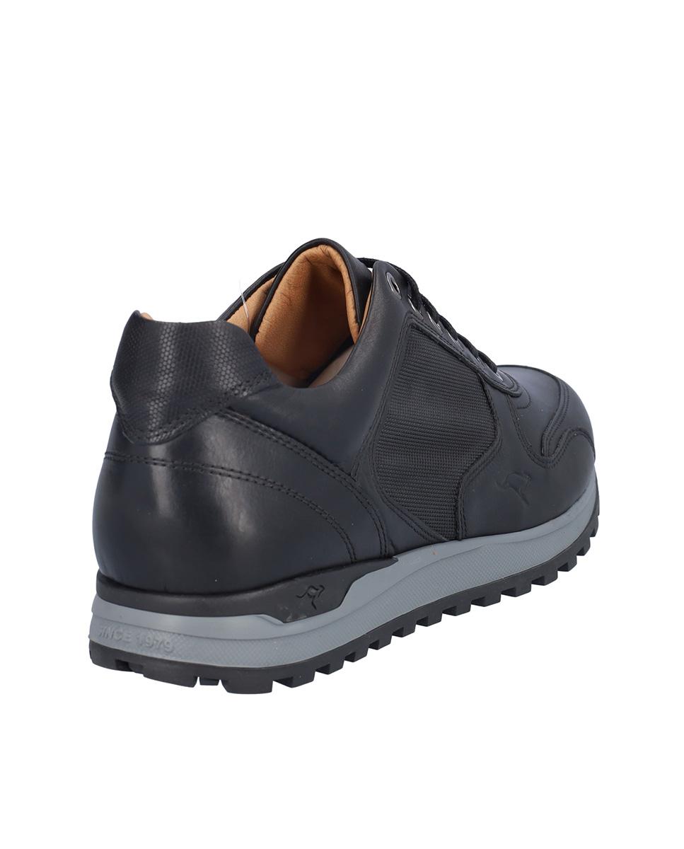 Zapato caballero sport de piel con cordones - Kangaroos - Negro Negro-6