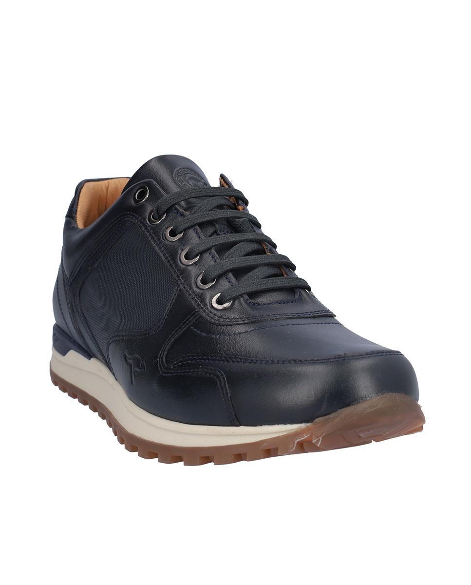 Zapato caballero sport de piel con cordones - Kangaroos - Azul marino Azul marino-3