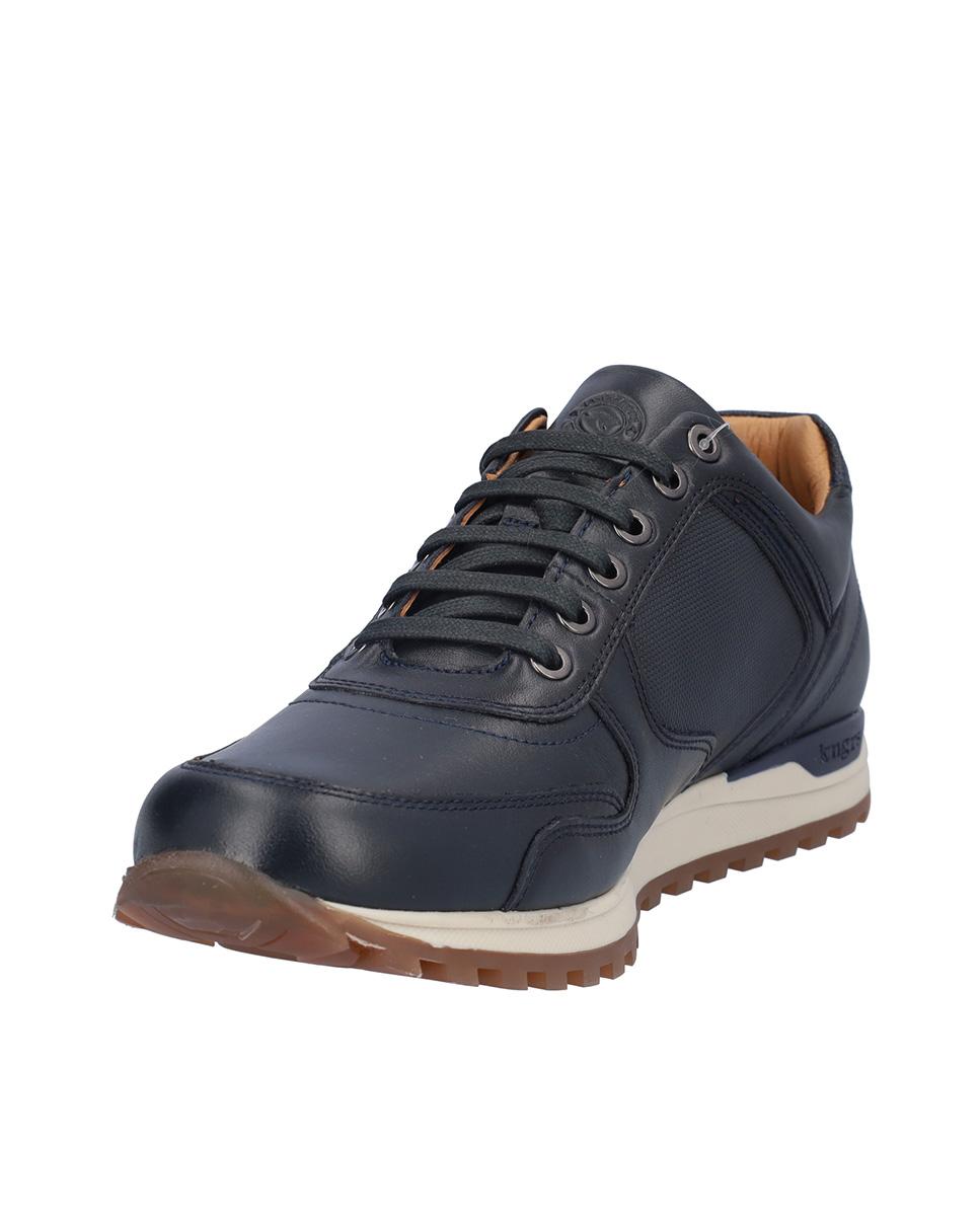 Zapato caballero sport de piel con cordones - Kangaroos - Azul marino Azul marino-2