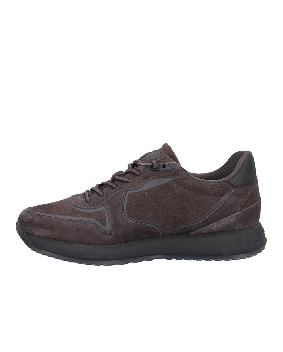 Zapatillas deportivas de hombre de piel con suela a contraste - Kangaroos - Gris oscuro Gris oscuro-4