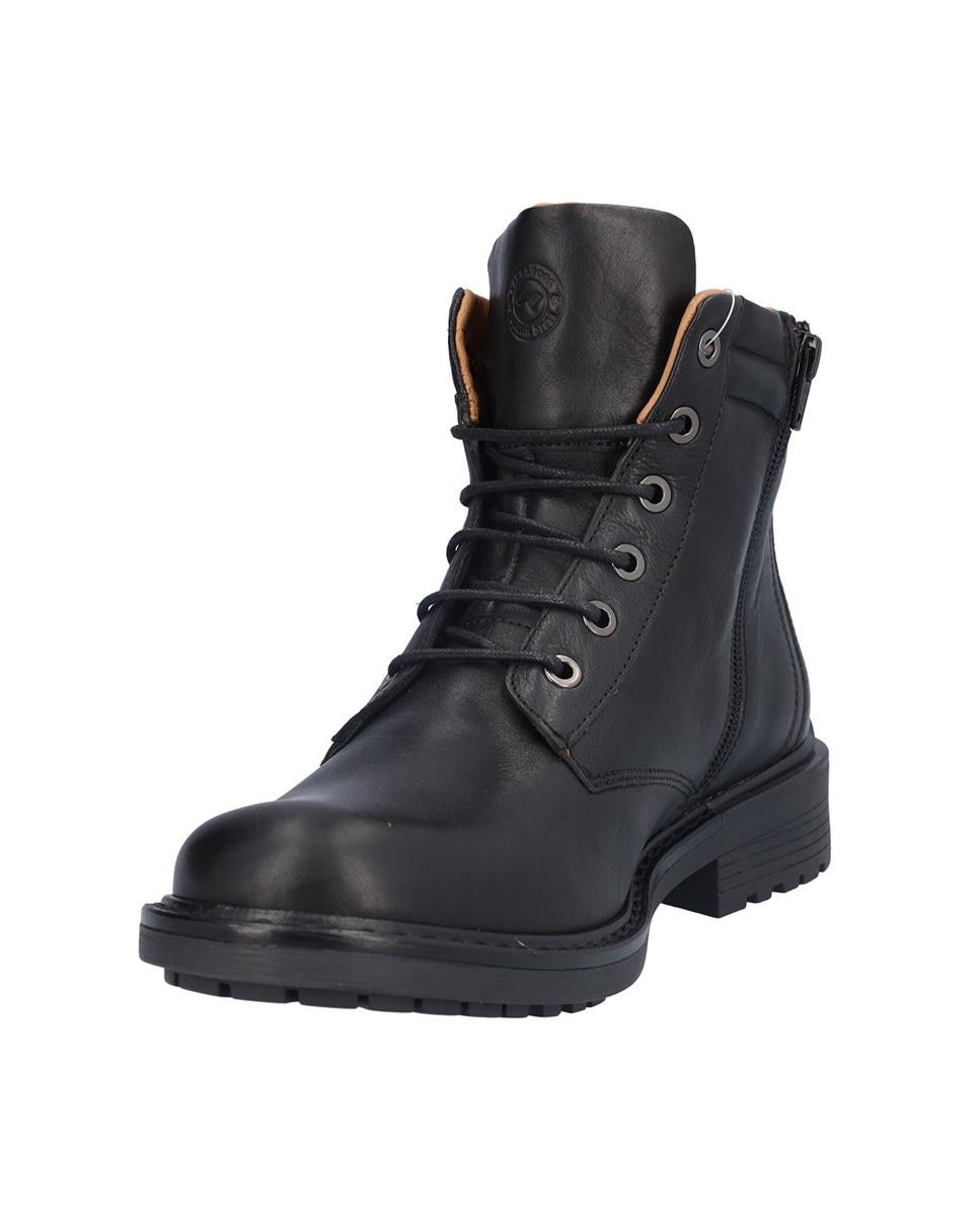 Imagen 2 de Botas de hombre de piel con suela a contraste - Kangaroos - Negro Negro