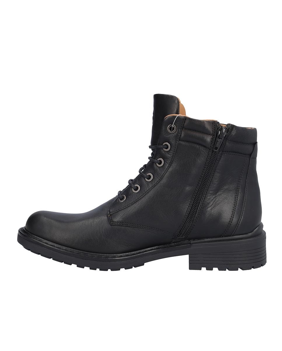 Imagen 4 de Botas de hombre de piel con suela a contraste - Kangaroos - Negro Negro