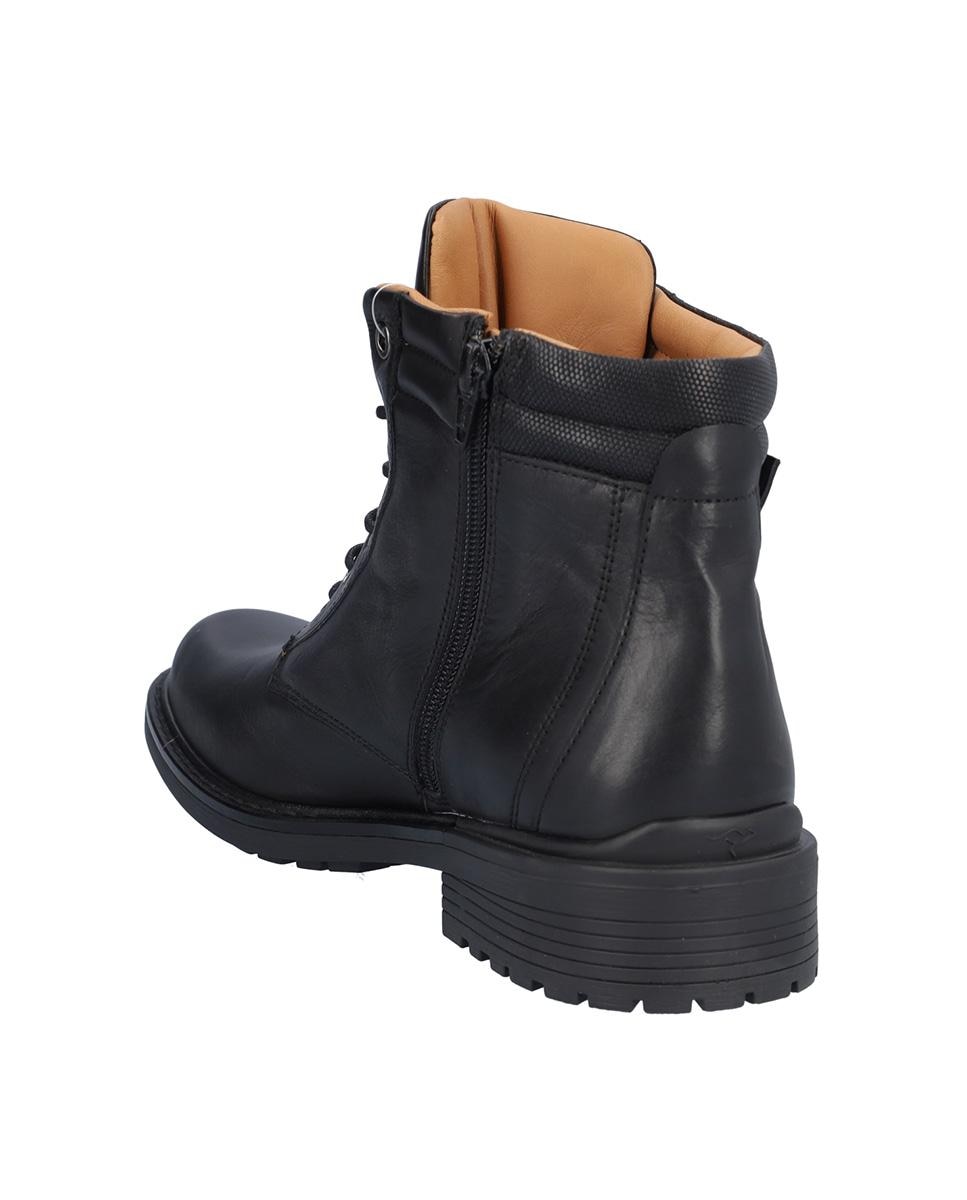 Imagen 5 de Botas de hombre de piel con suela a contraste - Kangaroos - Negro Negro