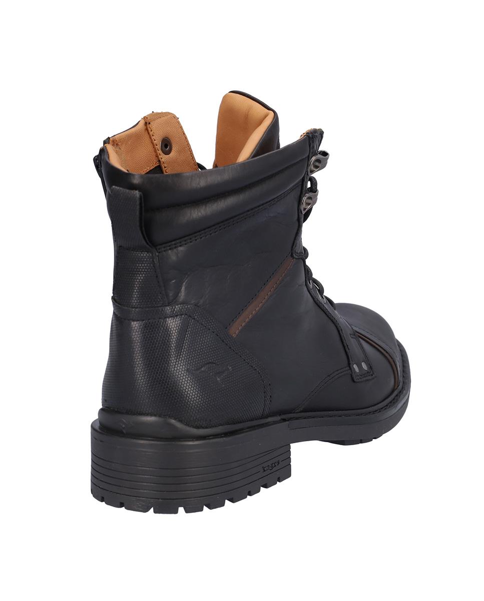 Imagen 6 de Botas de hombre de piel con suela a contraste - Kangaroos - Negro Negro