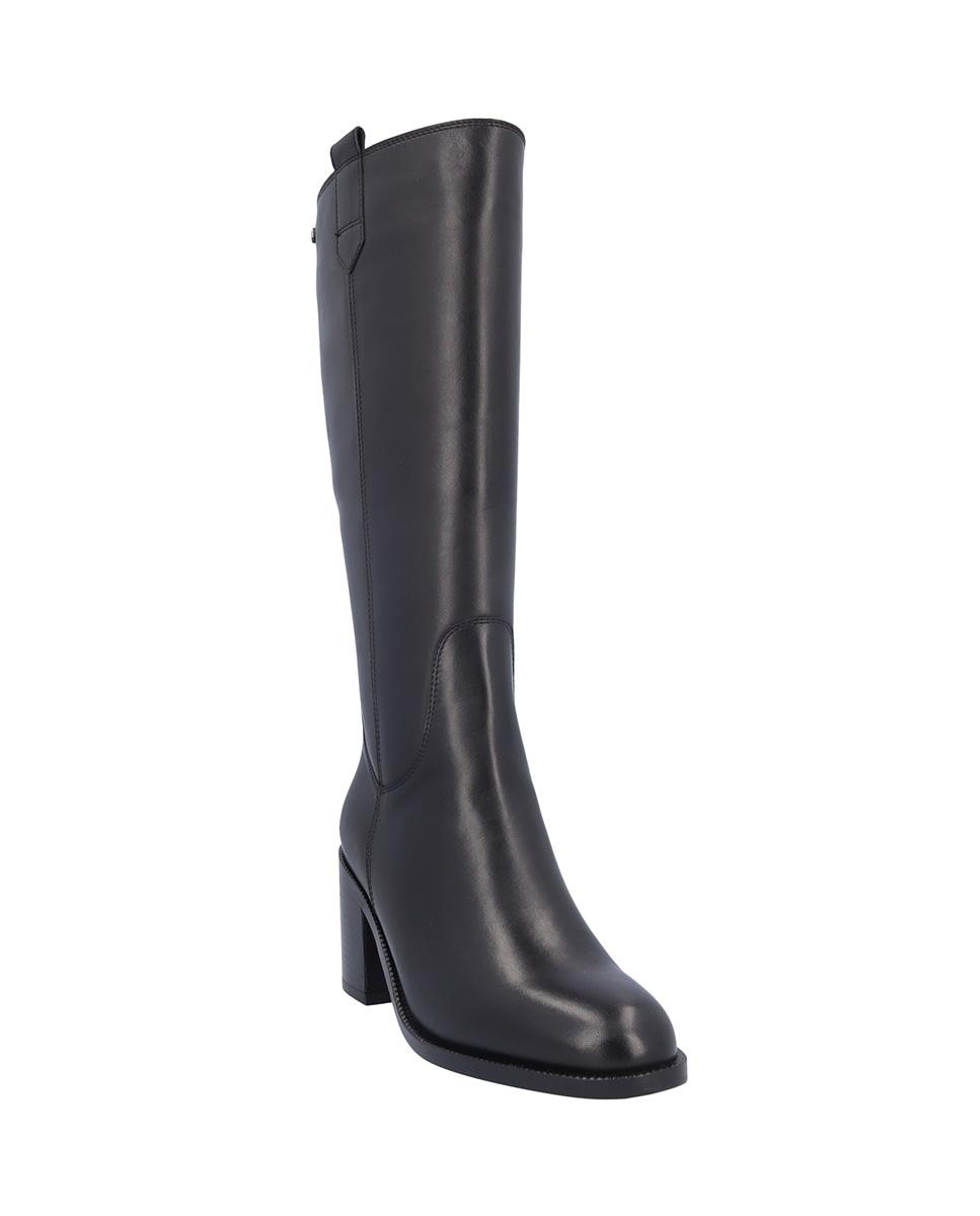 Botas básicas de mujer de piel en liso - Kangaroos - Negro Negro-5