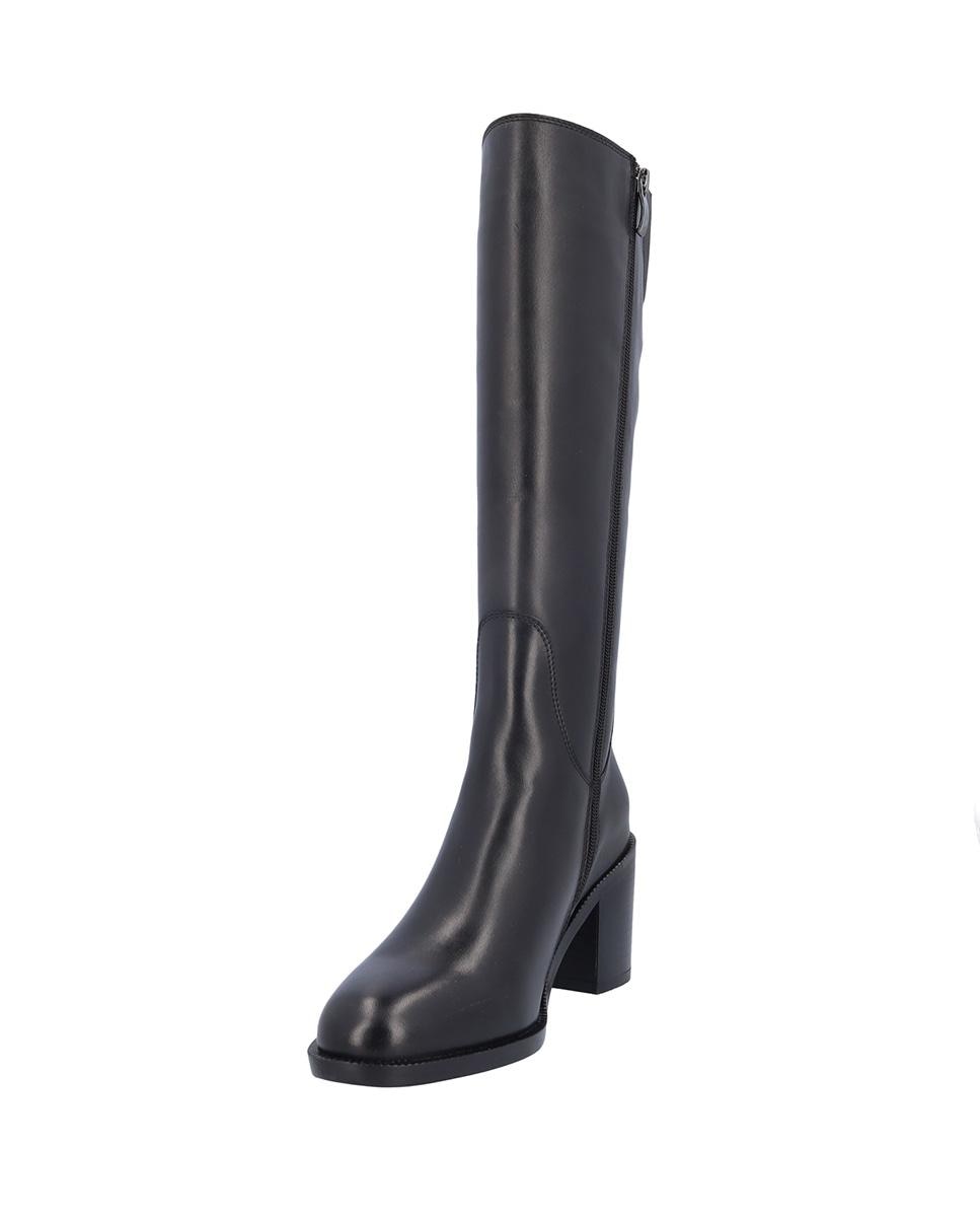 Botas básicas de mujer de piel en liso - Kangaroos - Negro Negro-2