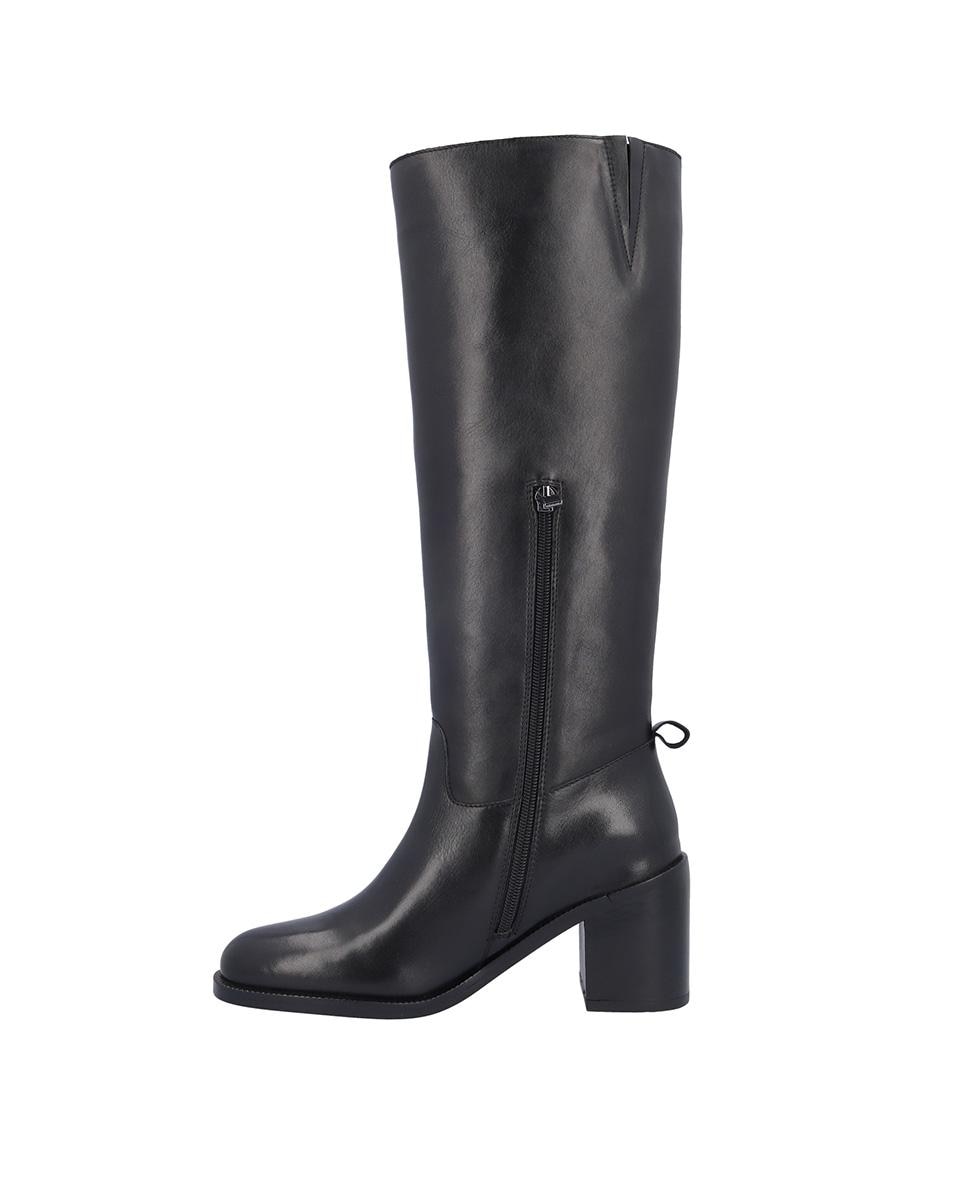 Botas básicas de mujer de piel en liso - Kangaroos - Negro Negro-4