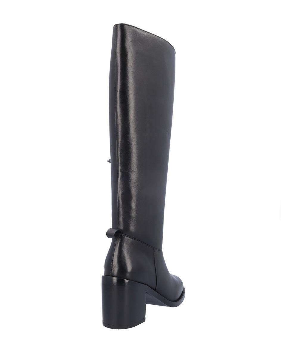 Botas básicas de mujer de piel en liso - Kangaroos - Negro Negro-6