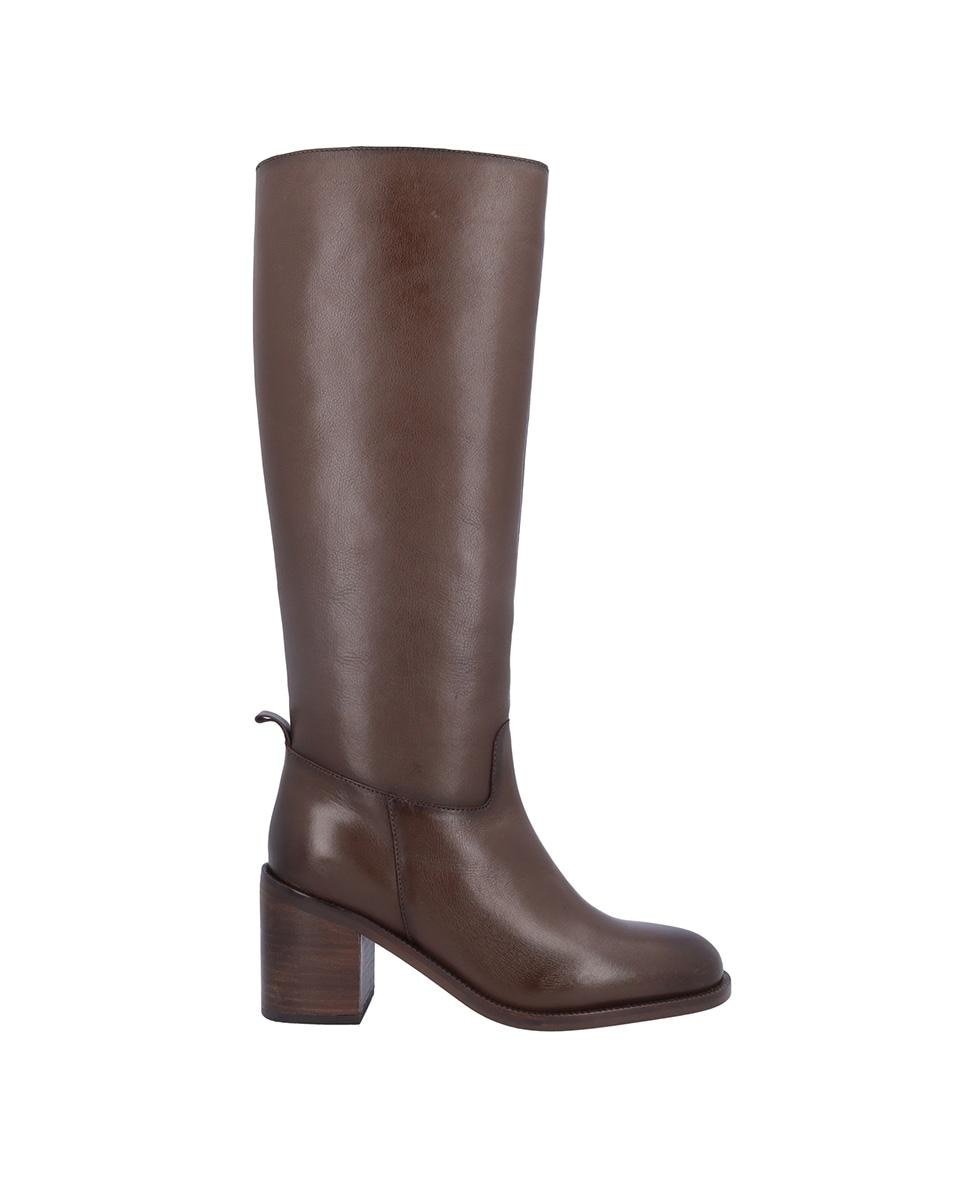 Botas básicas de mujer de piel en liso - Kangaroos - Marrón oscuro Marrón oscuro-1