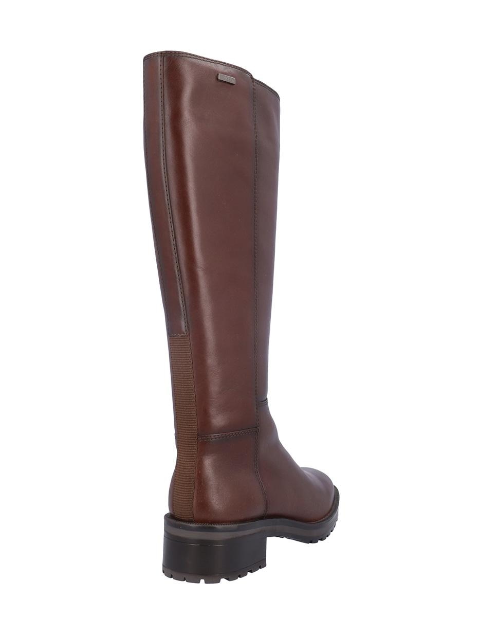 Botas básicas de mujer de piel con suela a contraste - Kangaroos - Marrón Marrón-5