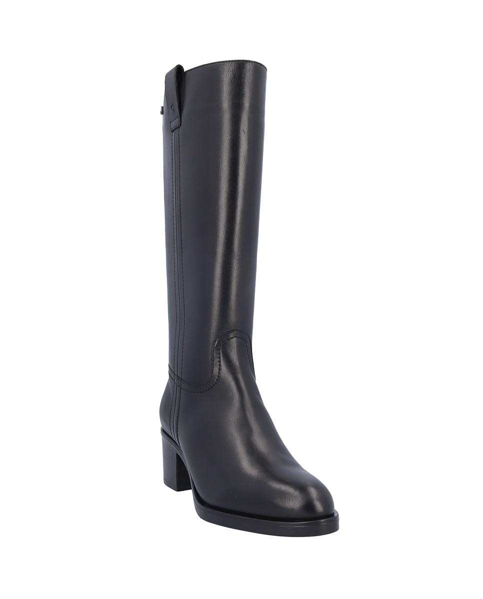 Botas básicas de mujer de piel en liso - Kangaroos - Negro Negro-2
