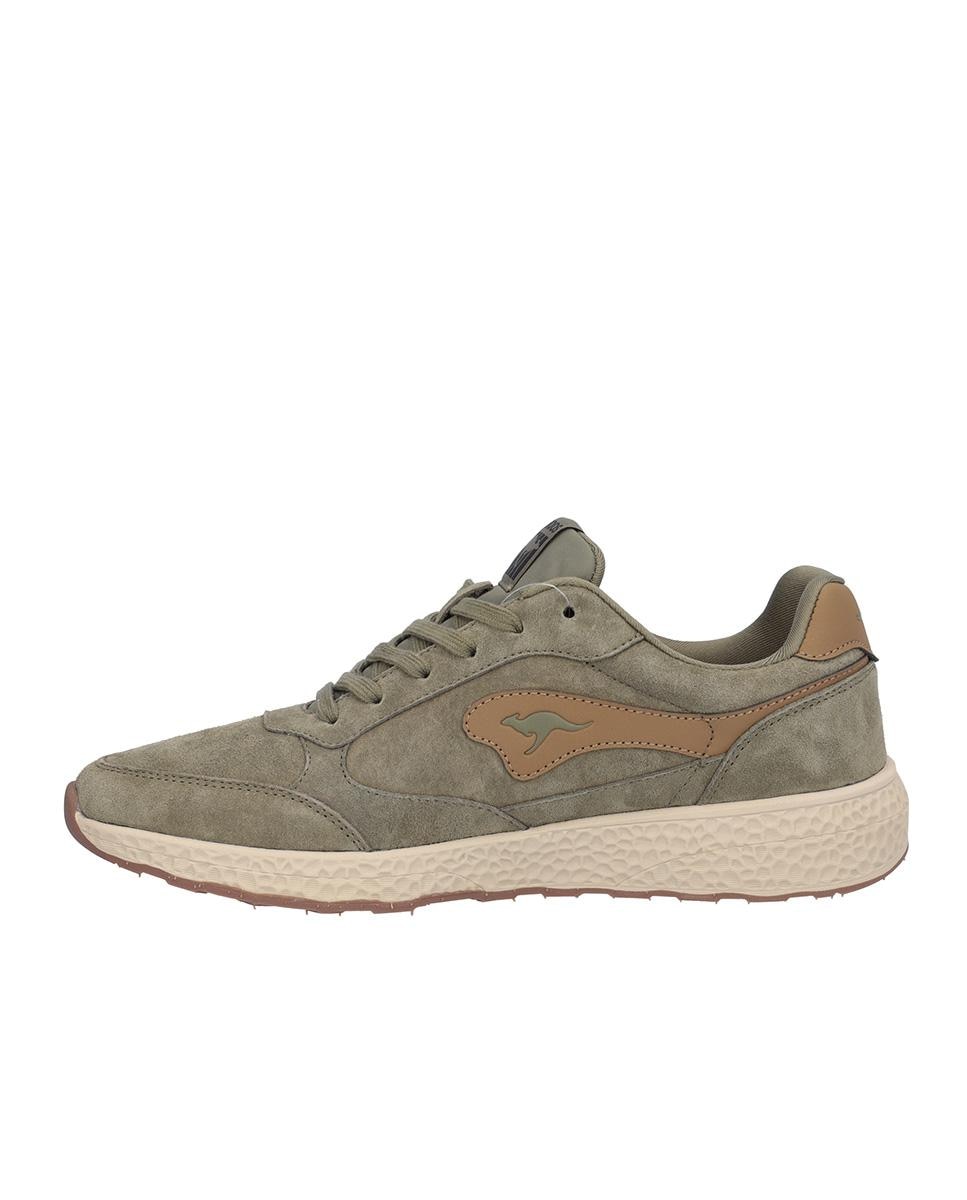 Imagen 4 de Zapatilla deportiva caballero de piel con cordones - Kangaroos - Kaki Kaki