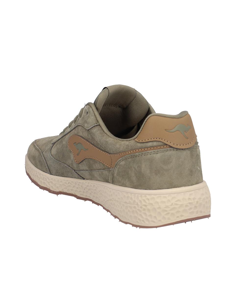 Imagen 5 de Zapatilla deportiva caballero de piel con cordones - Kangaroos - Kaki Kaki