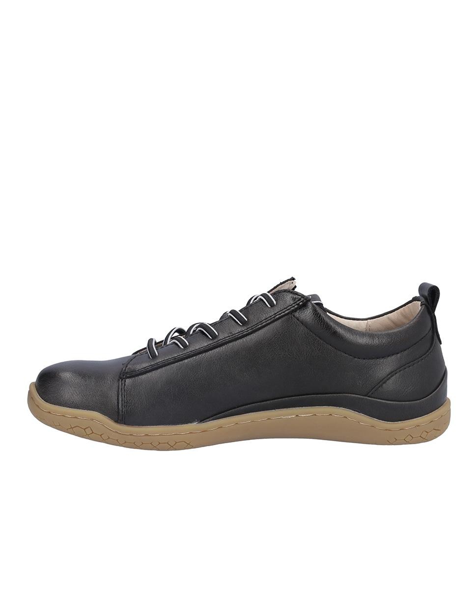 Zapatillas deportivas de mujer de piel en liso - Kangaroos - Negro Negro-4