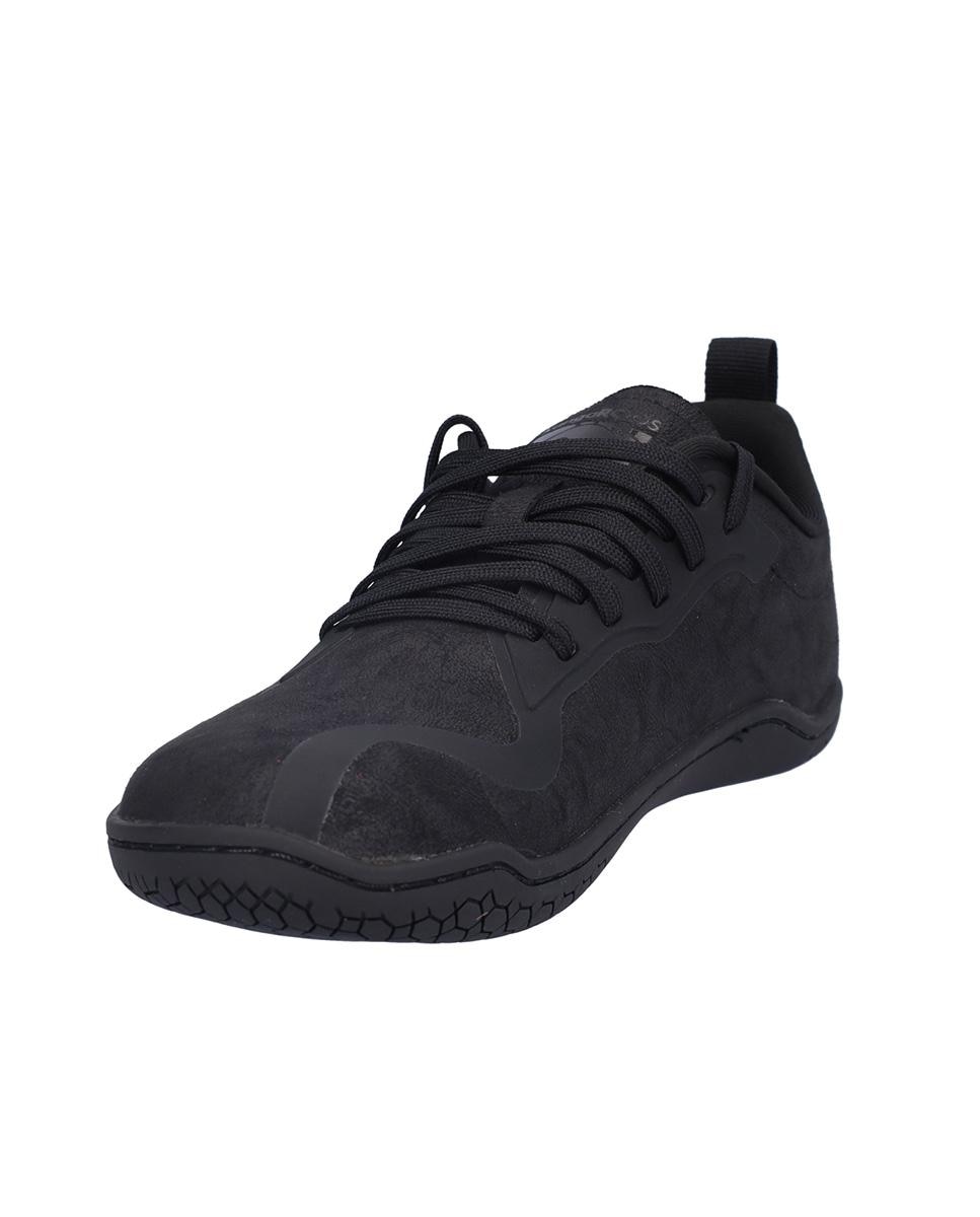 Zapatillas deportivas de mujer con cierre de cordones y suela a contraste - Kangaroos - Negro Negro-2