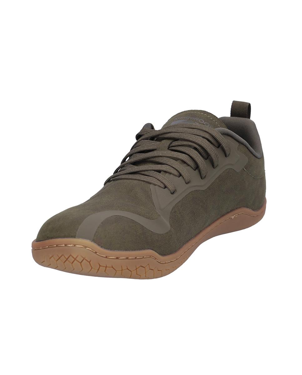 Zapatillas deportivas de hombre con cierre de cordones y suela a contraste - Kangaroos - Verde Verde-2