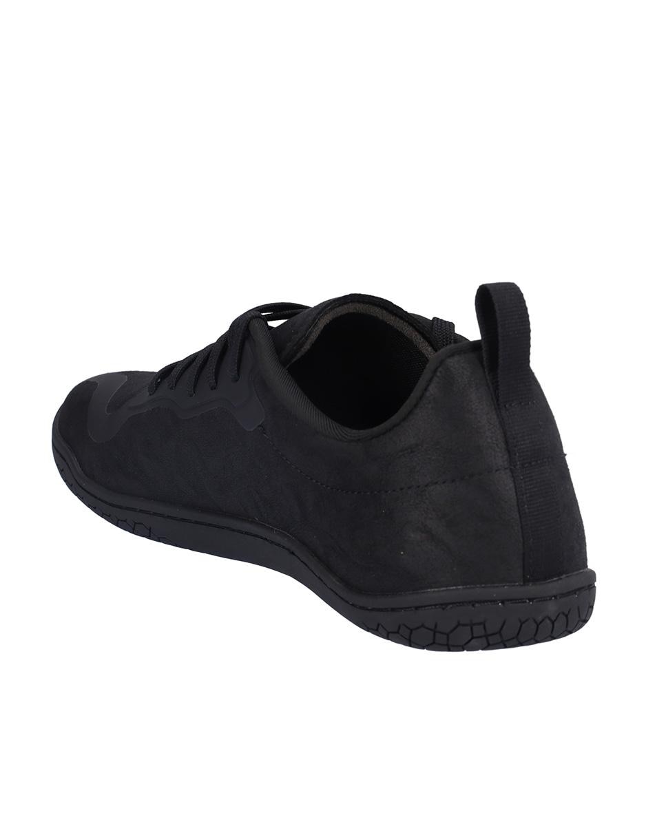 Zapatillas deportivas de hombre con cierre de cordones y suela a contraste - Kangaroos - Negro Negro-5