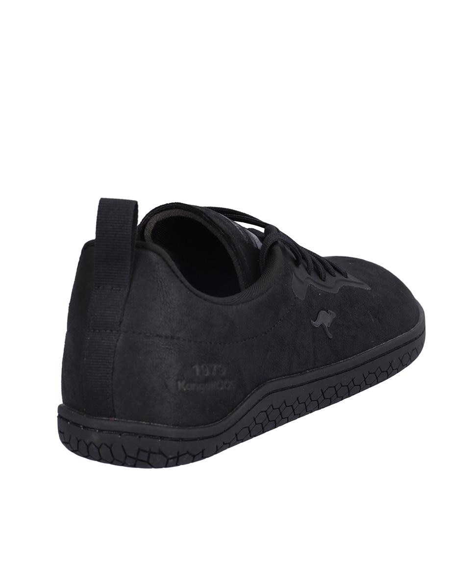 Zapatillas deportivas de hombre con cierre de cordones y suela a contraste - Kangaroos - Negro Negro-6
