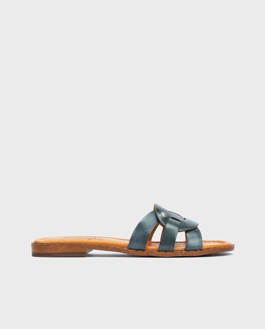 Imagen 0 de Sandalias de mujer de piel con plantilla acolchada