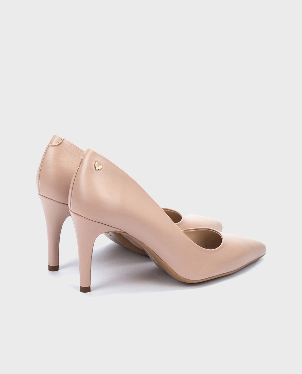 Zapatos de tacón de mujer de piel con tacón de aguja - Martinelli - Nude Nude-3