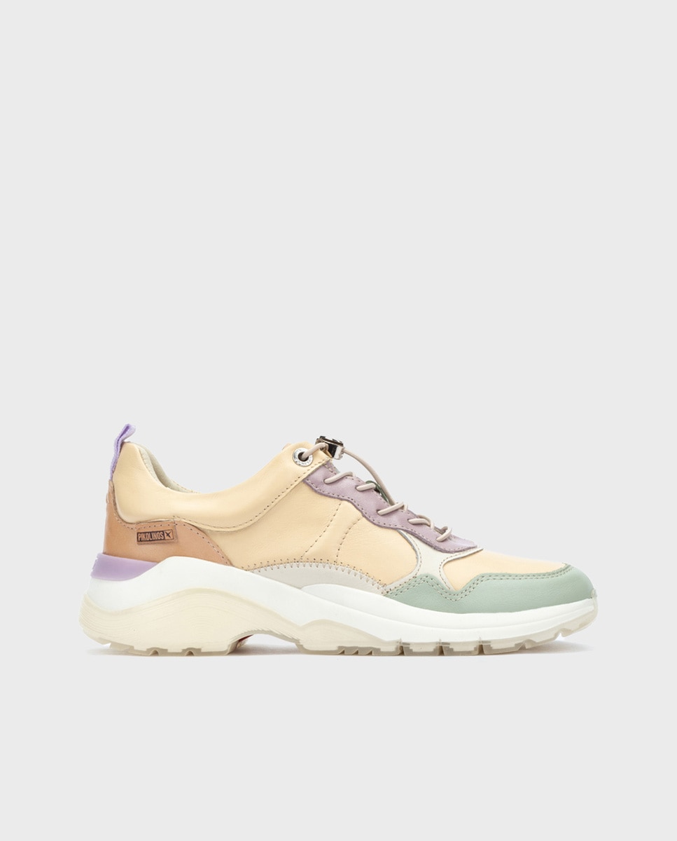 Pikolinos - Zapatillas de mujer de piel con plantilla memory foam extraíble.
