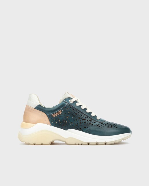 Imagen 0 de Zapatillas de mujer de piel con plantilla Memory Foam extraíble