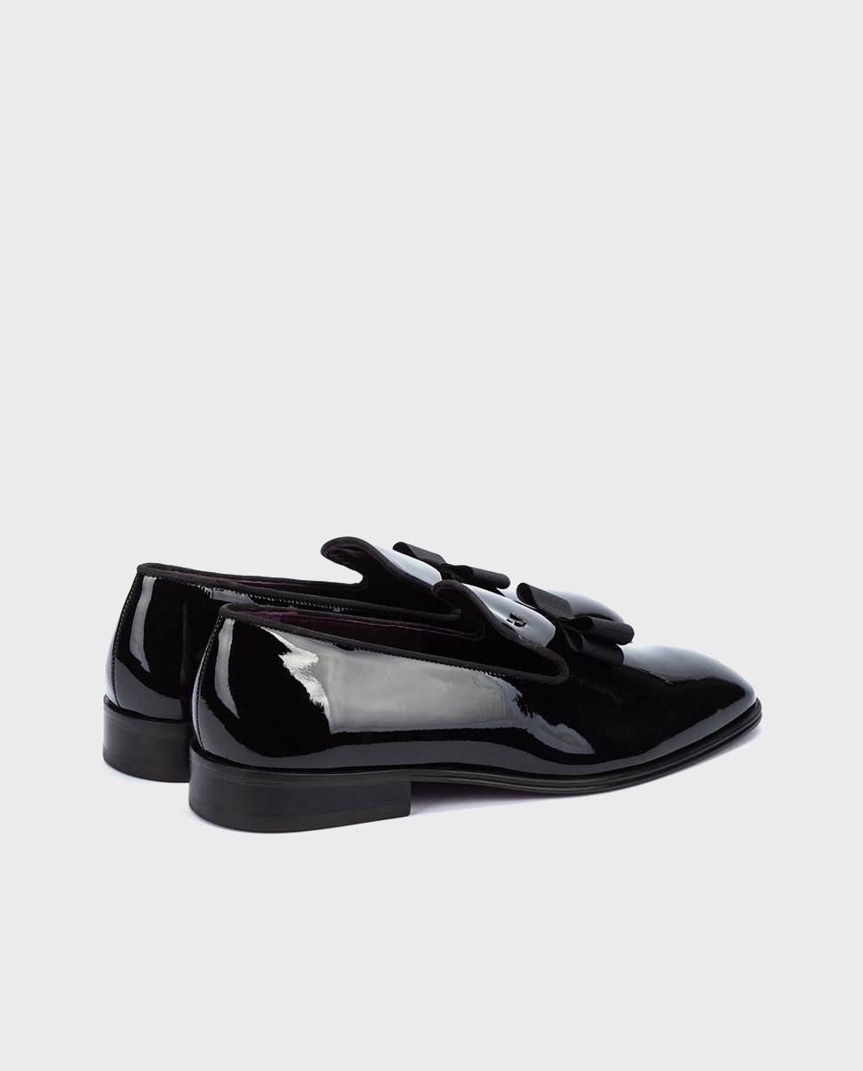 Mocasines de hombre de piel con plantilla acolchada en color - Martinelli - Negro Negro-2
