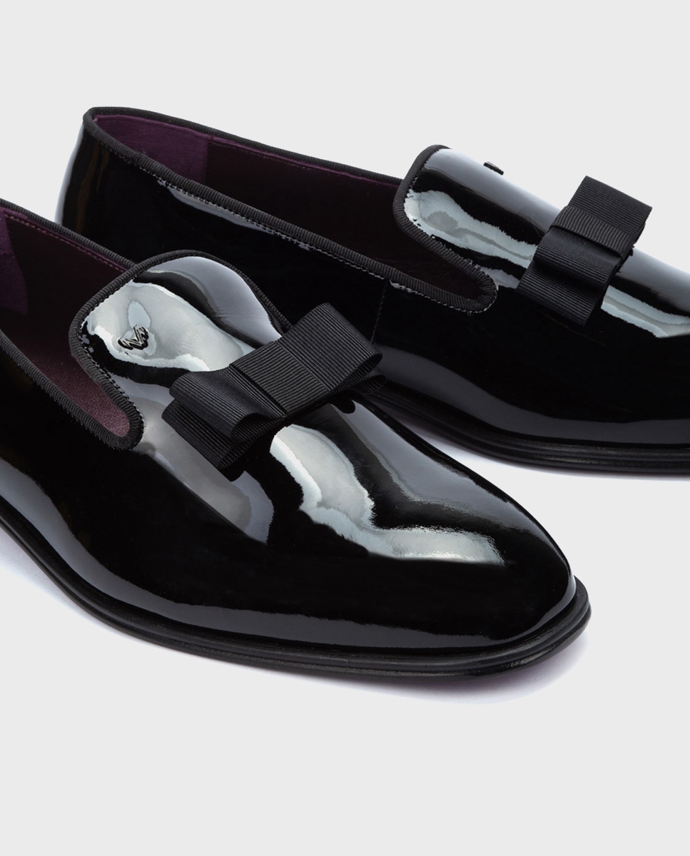 Mocasines de hombre de piel con plantilla acolchada en color - Martinelli - Negro Negro-4