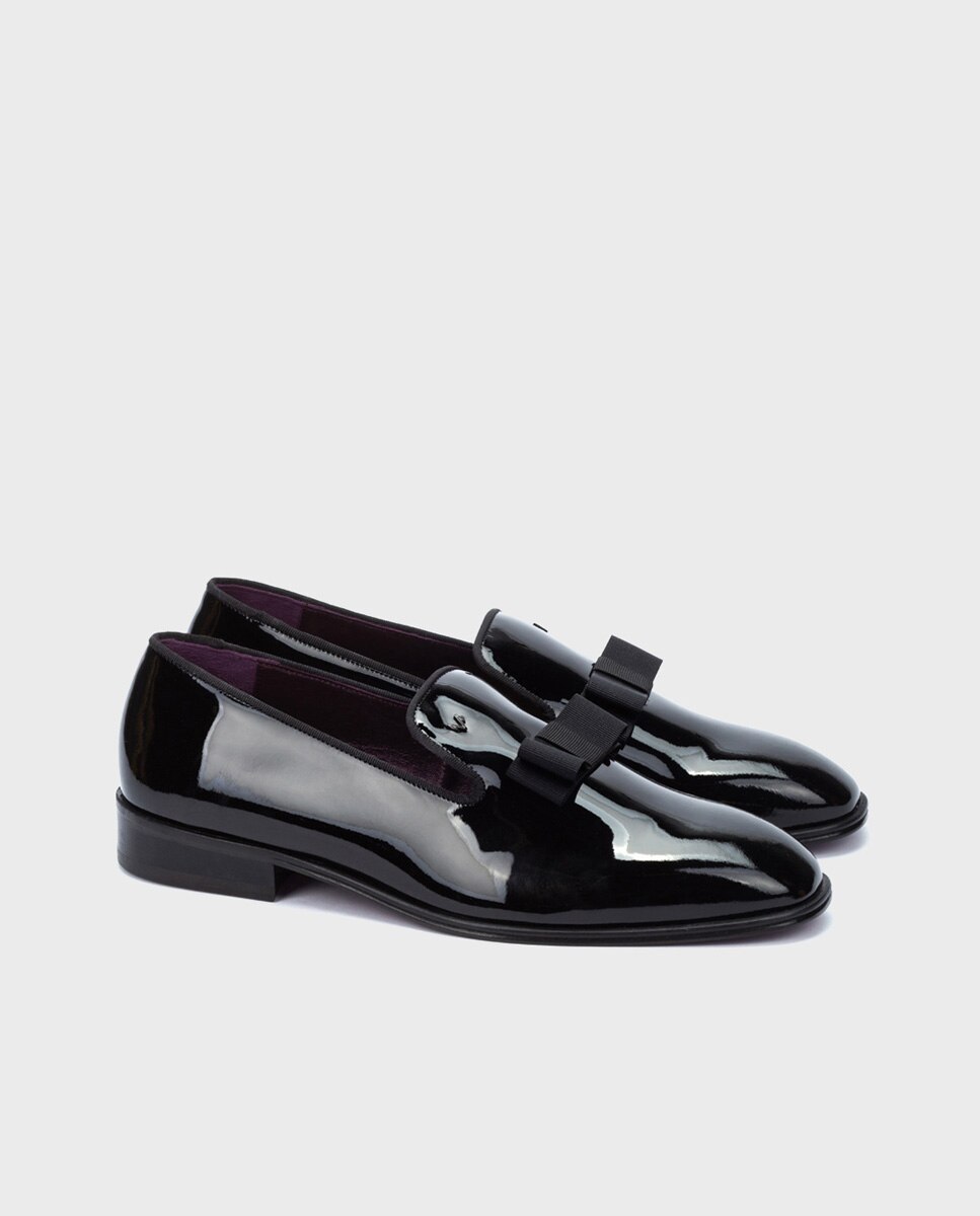 Imagen 3 de Mocasines de hombre de piel con plantilla acolchada en color - Martinelli - Negro Negro