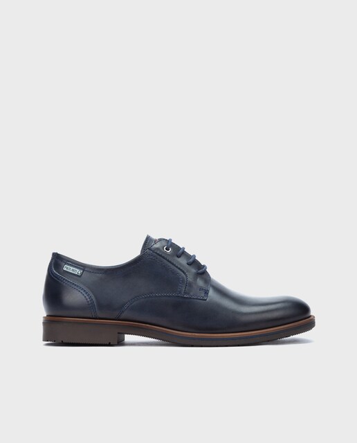 Imagen 0 de Zapatos de cordones de hombre de piel con plantilla acolchada