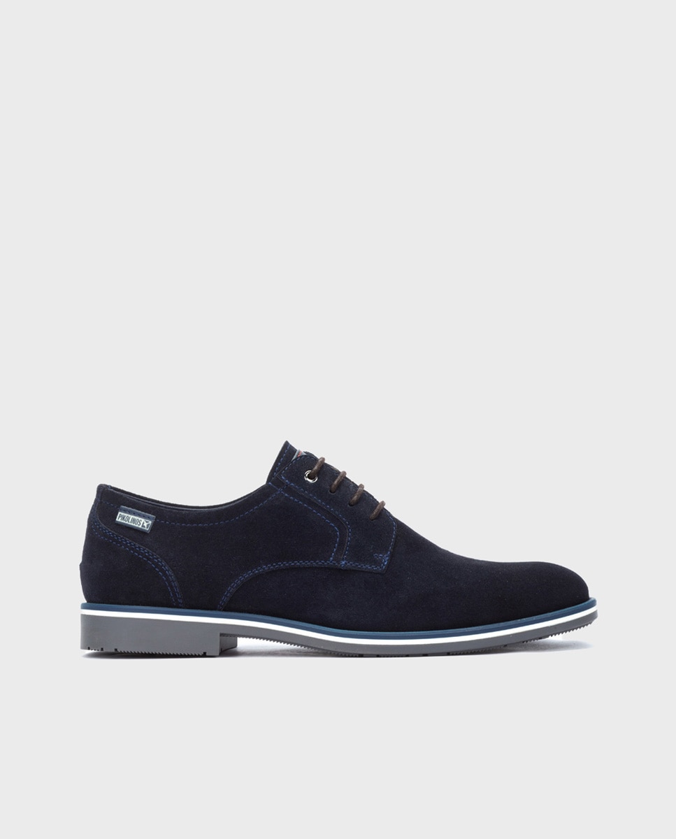 Pikolinos - Zapatos de cordones de hombre de piel con plantilla acolchada.