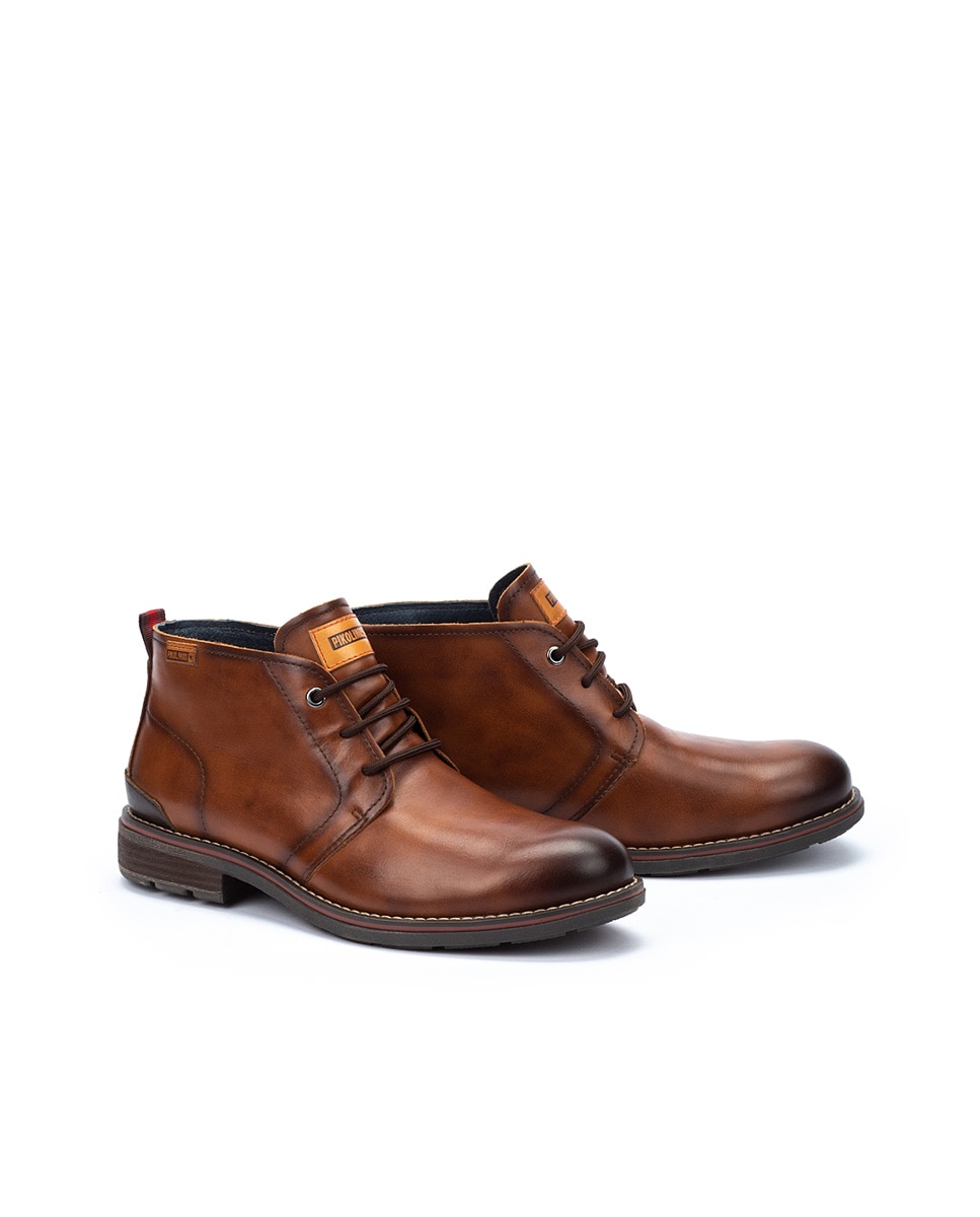 Imagen 5 de Botas de hombre de piel con plantilla extraíble - Marrón Marrón