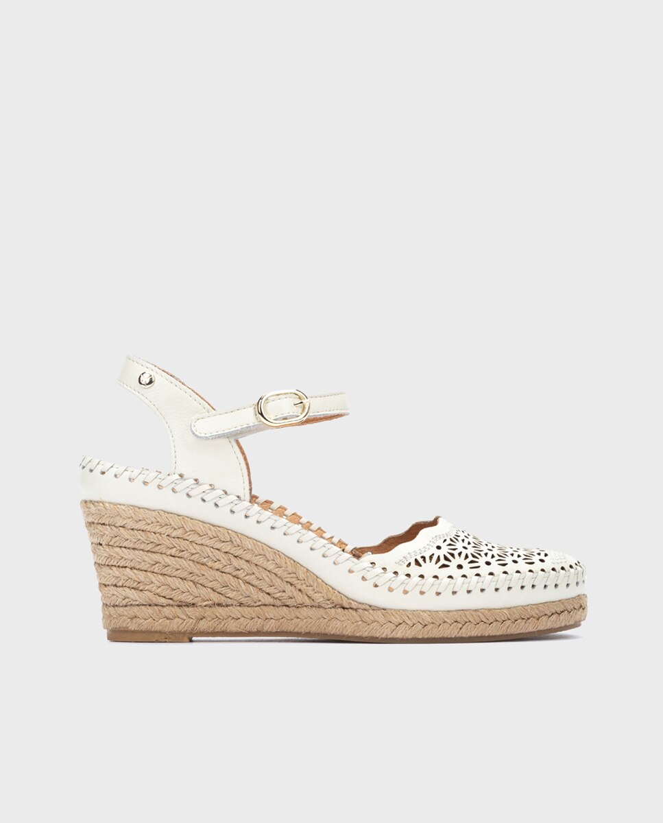 Sandalias blancas mujer el best sale corte ingles